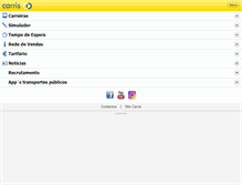Tablet Screenshot of m.carris.pt